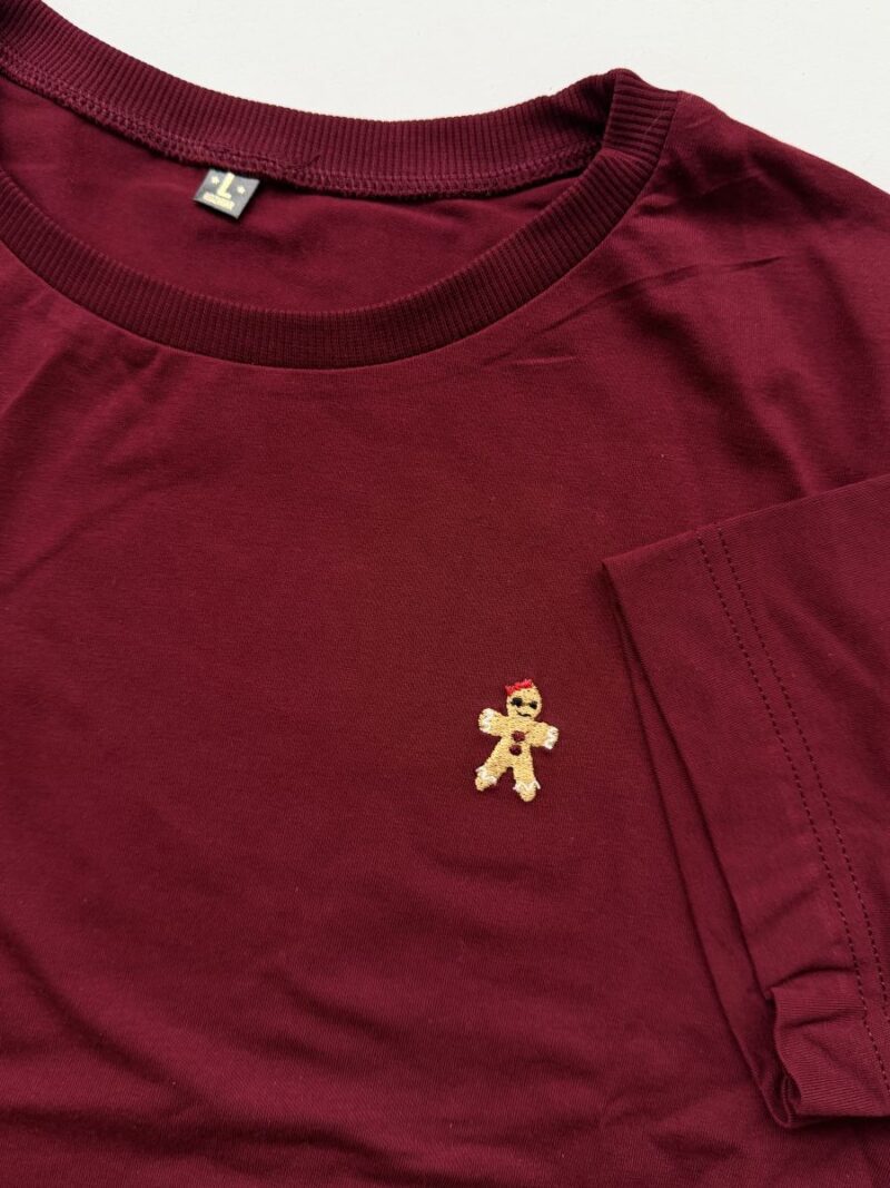 Koszulka damska z haftem piernika rozmiar L