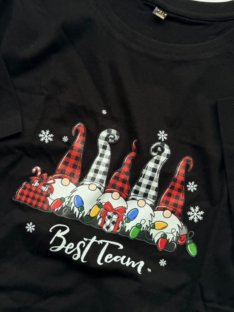 Koszulka męska z krasnalami rozmiar XL kolor czarny