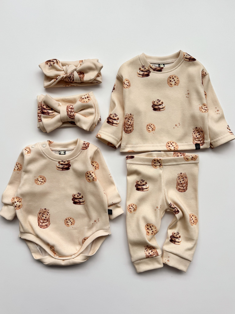 Prążkowany komplet ciasteczka 5el. - obrazek 6