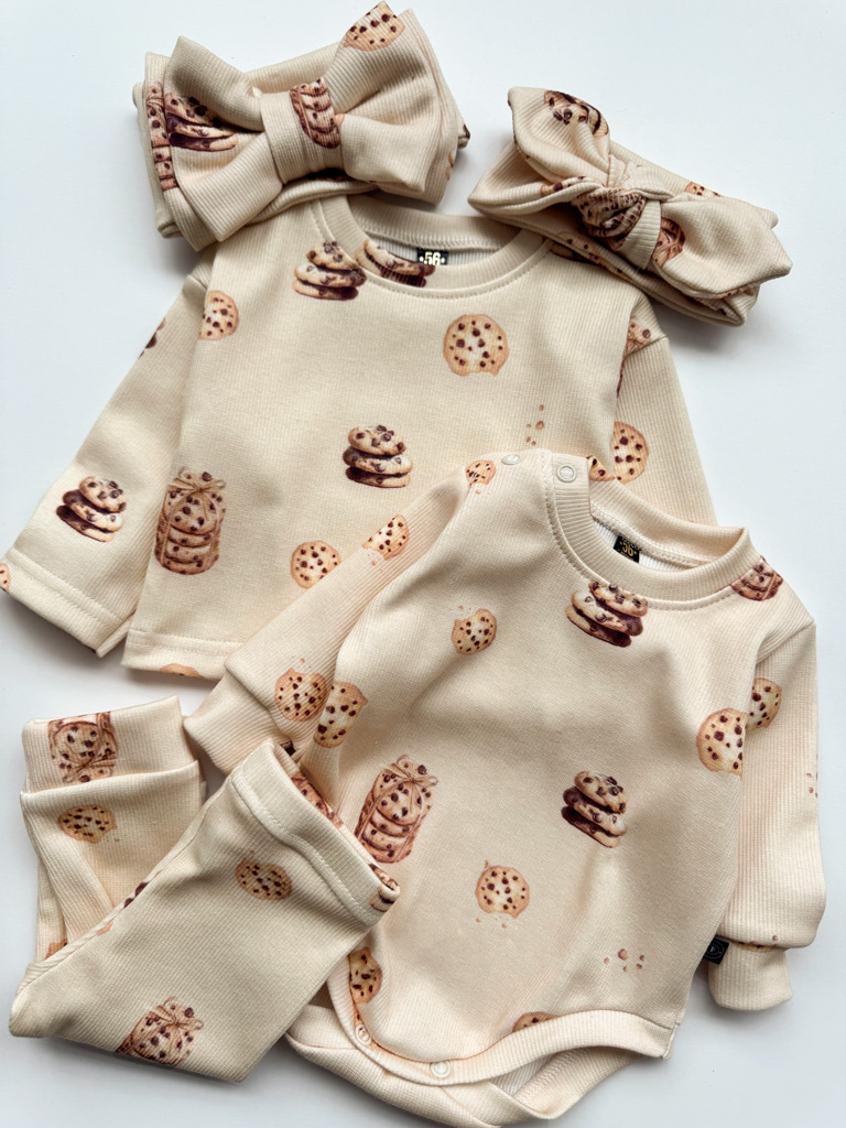 Prążkowany komplet ciasteczka 5el. - obrazek 5