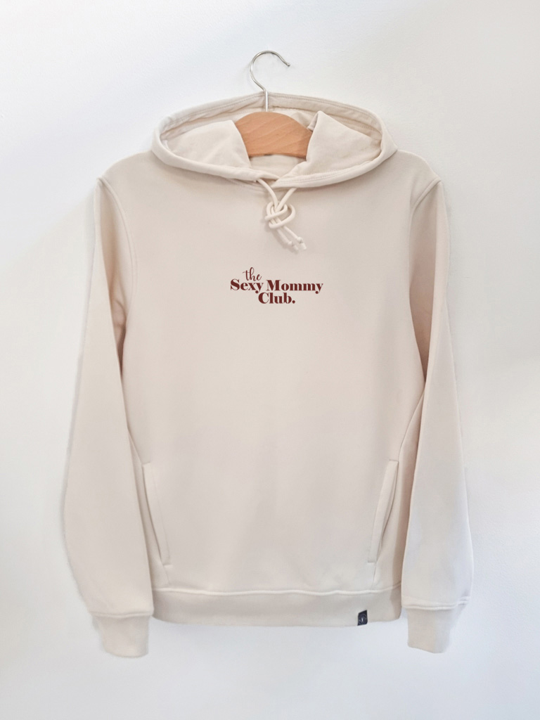 Bluza z kapturem the Sexy Mommy Club.