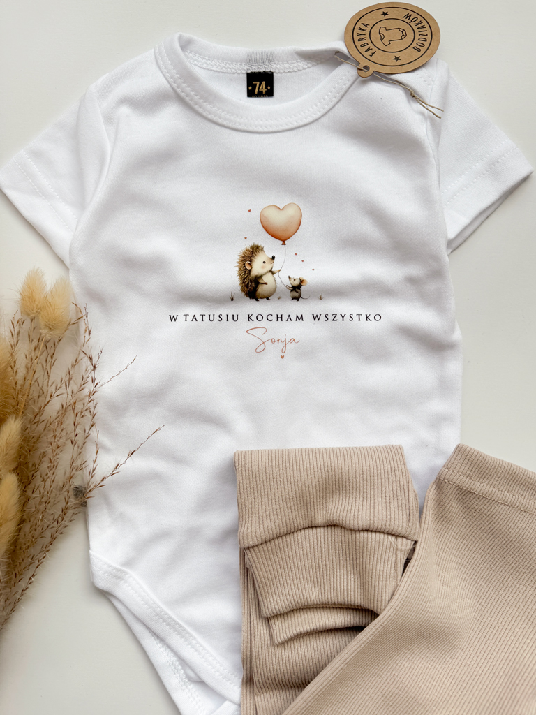 Body niemowlęce w tatusiu kocham wszystko