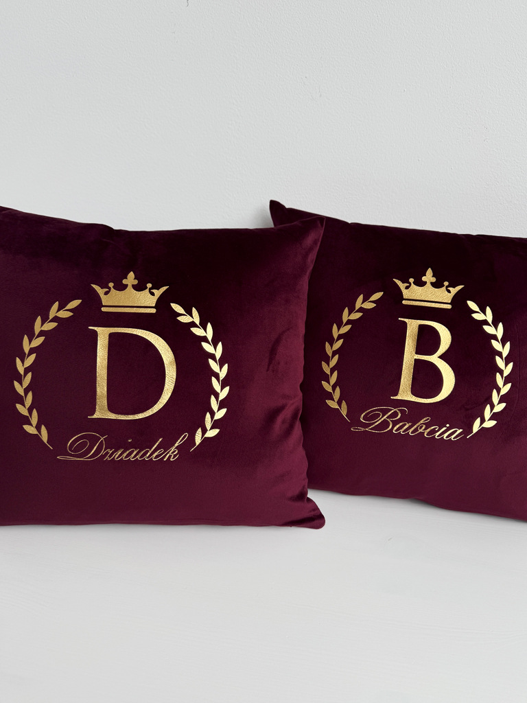 2pak poduszek welurowych dla Babci i Dziadka