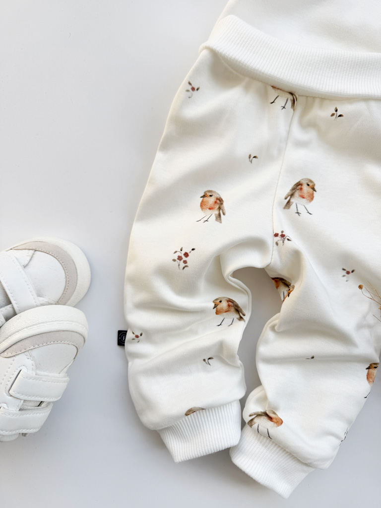 Spodnie niemowlęce rudzik