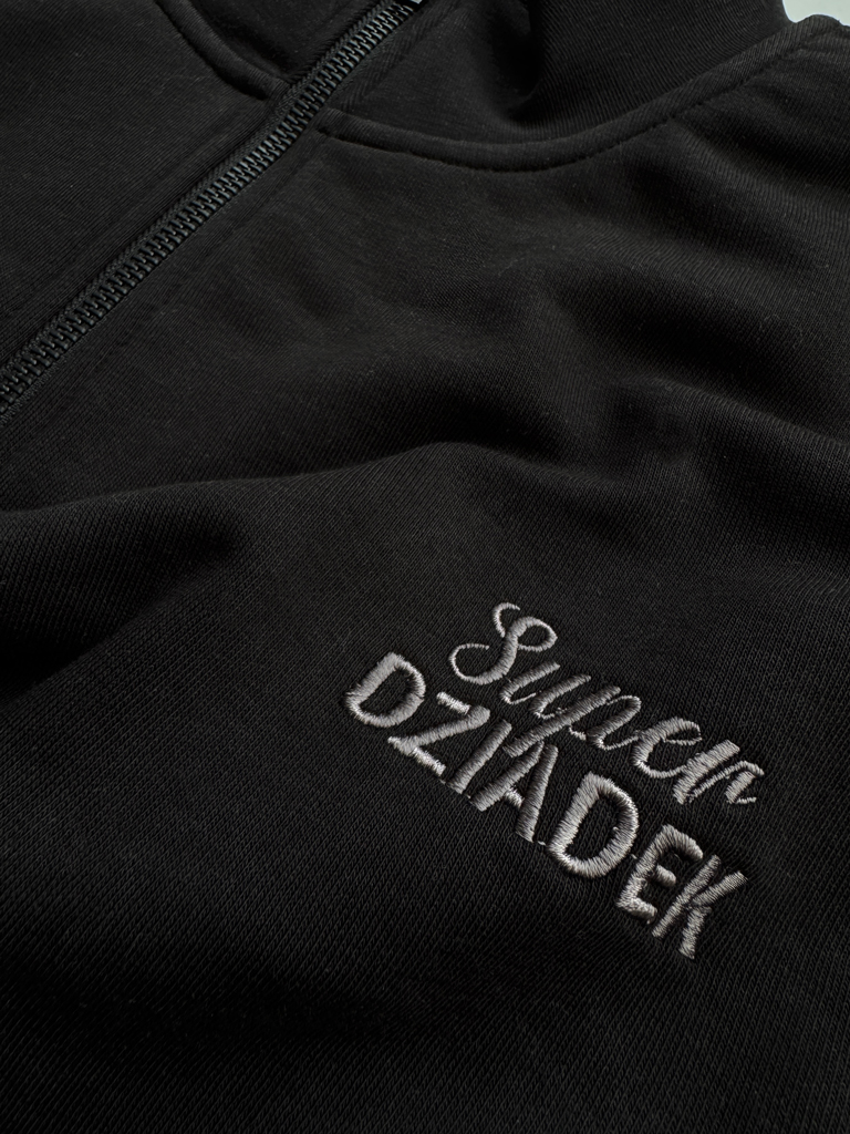 Bluza męska z suwakiem haft Super Dziadek