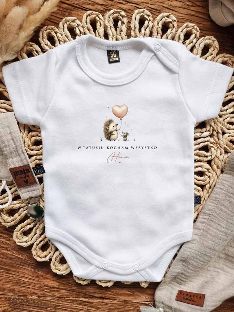 Body niemowlęce w tatusiu kocham wszystko