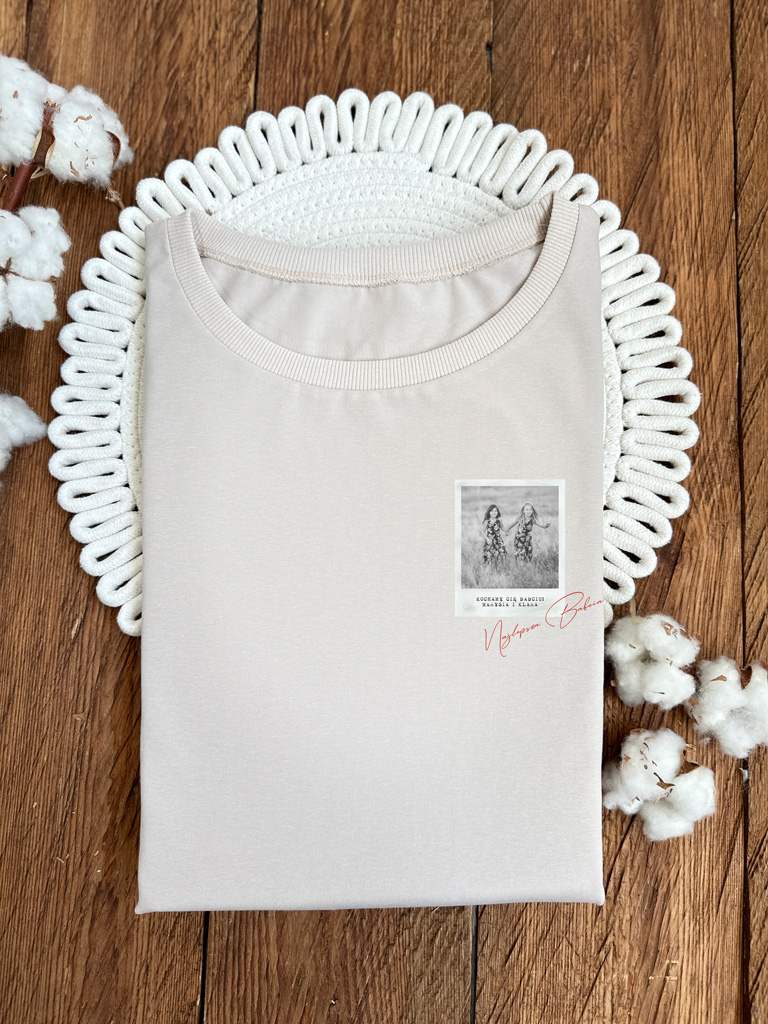 Koszulka damska ze zdjęciem Najlepsza Babcia