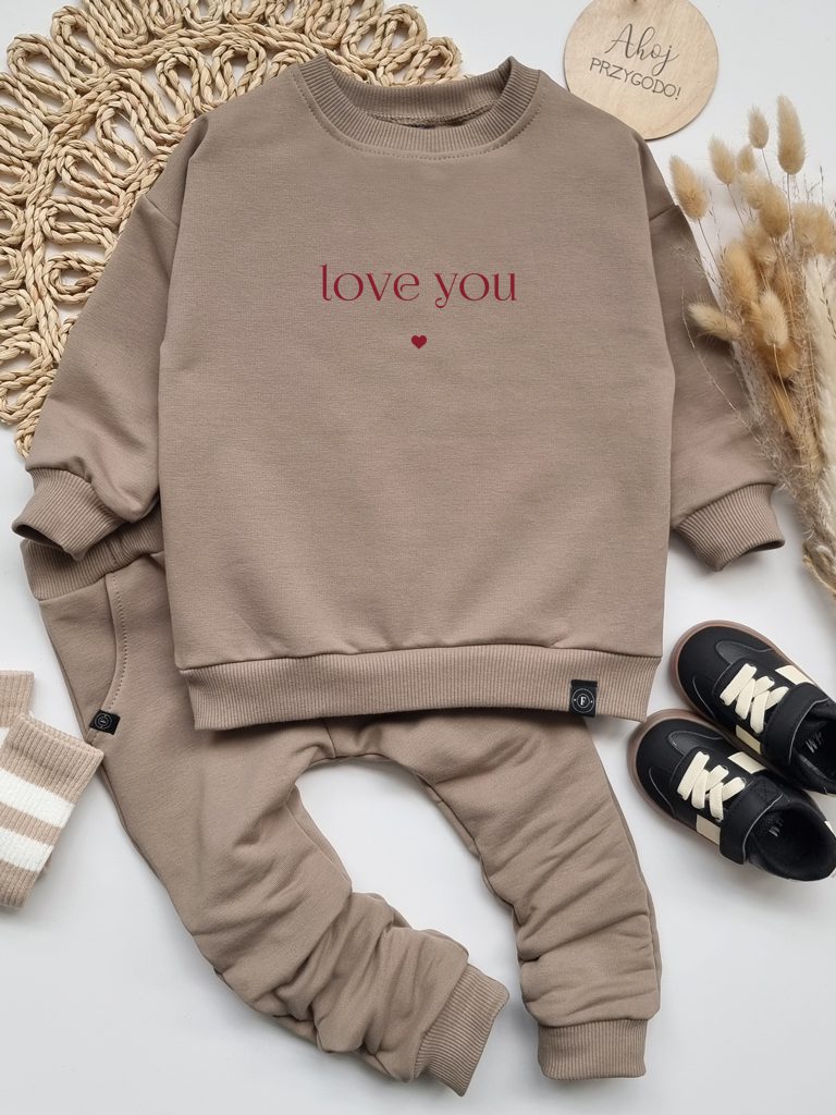 Komplet dla dziecka love you