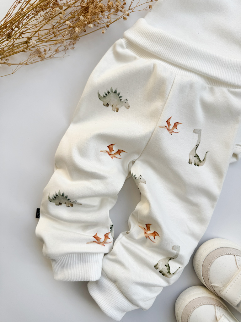 Spodnie niemowlęce dino