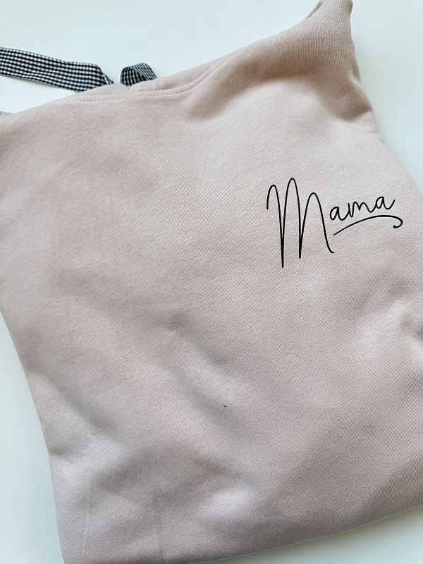 Bluza różowa damska z kapturem mama rozmiar XXL