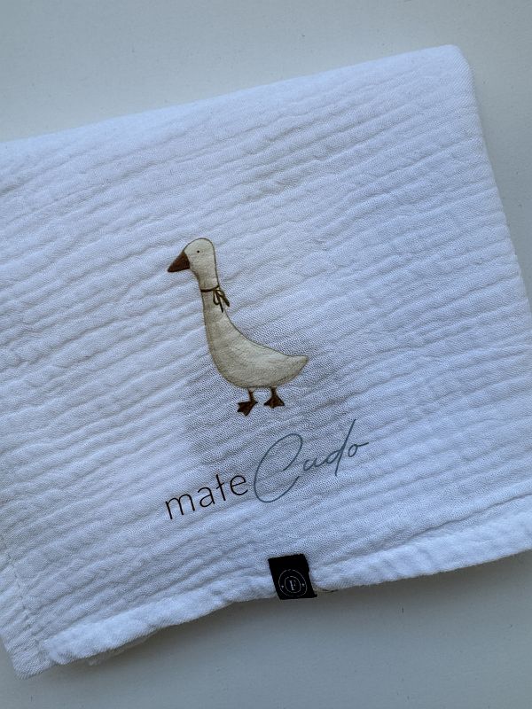 Pieluszka muślinowa gąska małe cudo