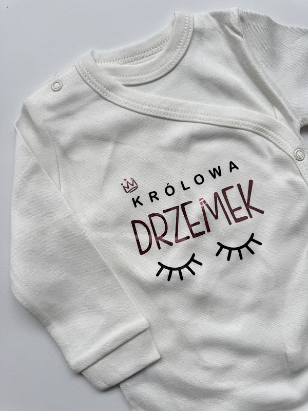 Body kopertowe ecru długi rękaw królowa drzemek rozmiar 74