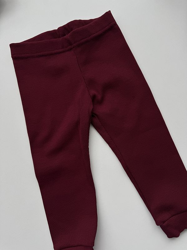 Getry prążek bordowe rozmiar 74