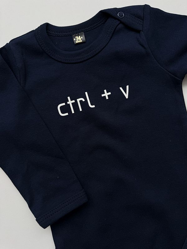 Body granatowe długi rękaw ctrl v rozmiar 74