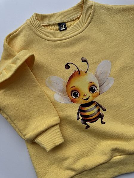 Bluza żółta pszczółka rozmiar 74