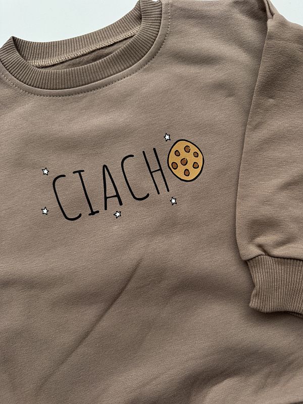 Bluza kawowa ciacho rozmiar 86