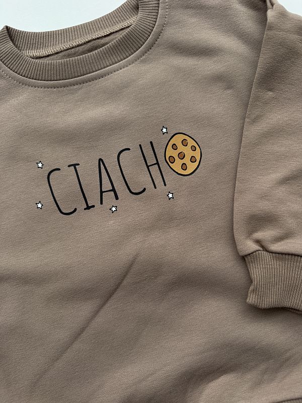 Bluza kawowa ciacho rozmiar 86