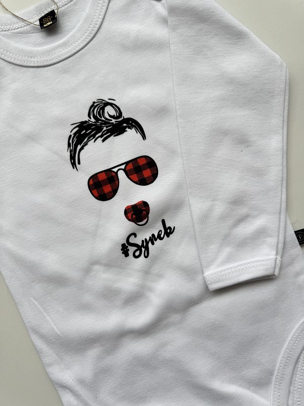 Body białe długi rękaw synek rozmiar 86