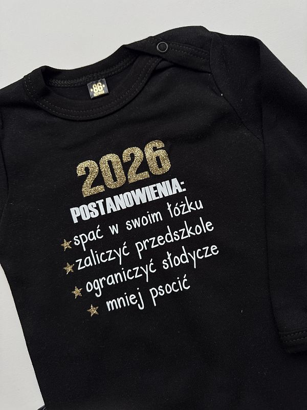 Body czarne długi rękaw postanowienia rozmiar 86