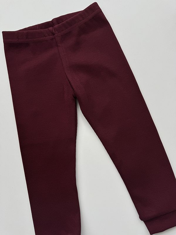 Getry prążek bordowe rozmiar 86