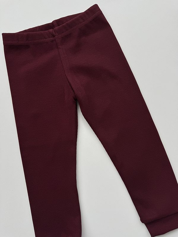 Getry prążek bordowe rozmiar 86