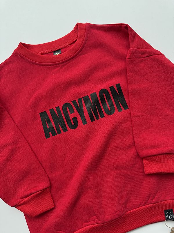 Bluza czerwona ancymon rozmiar 92