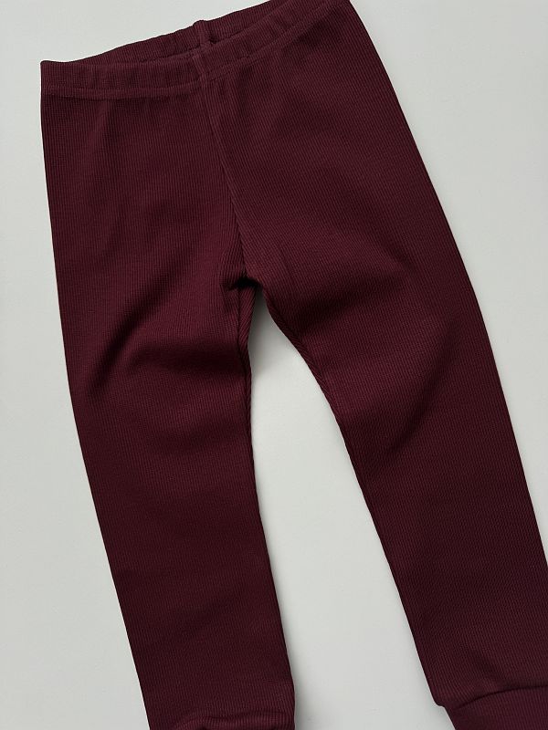 Getry prążek bordowe rozmiar 92