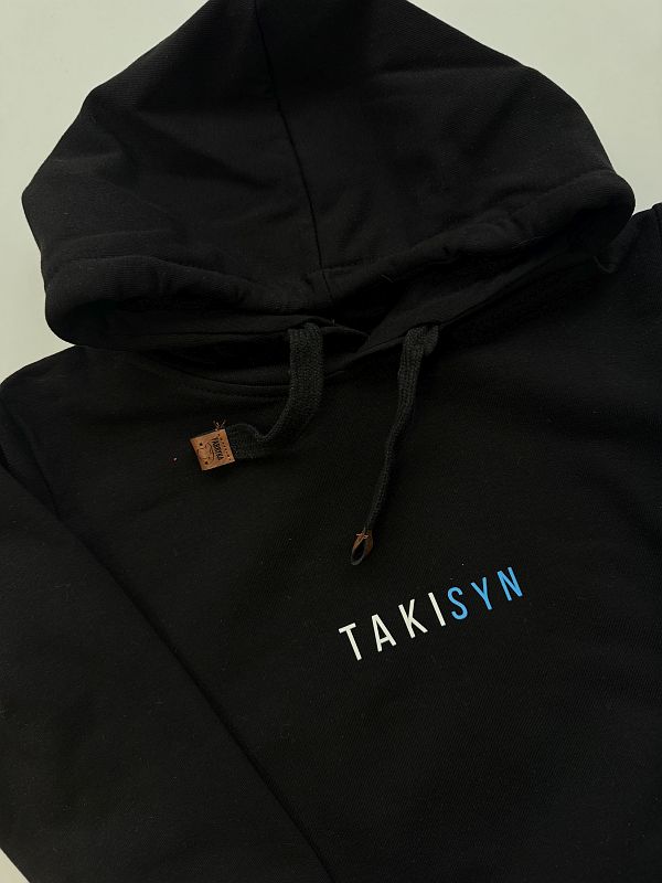 Bluza czarna z kapturem taki syn rozmiar 104