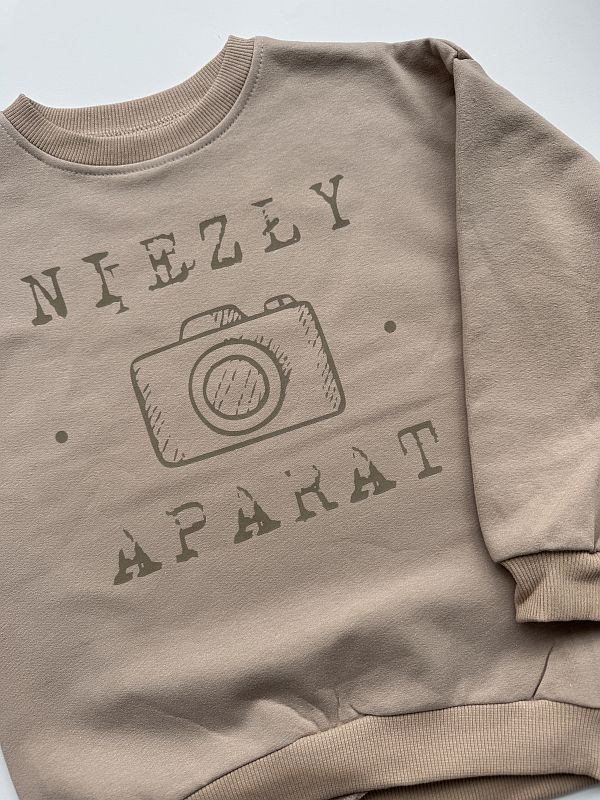 Bluza beżowa niezły aparat rozmiar 116