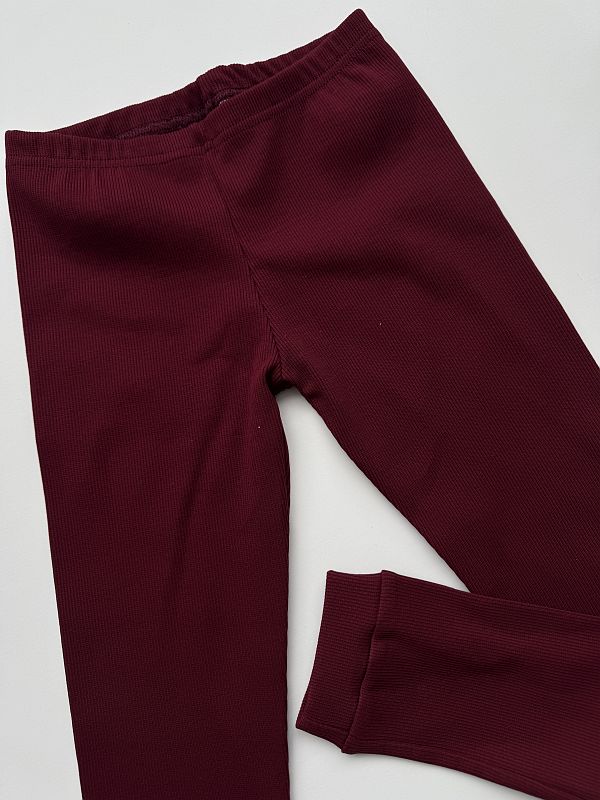 Getry prążek bordowe rozmiar 128