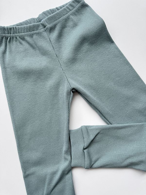 Getry prążek miętowe rozmiar 116