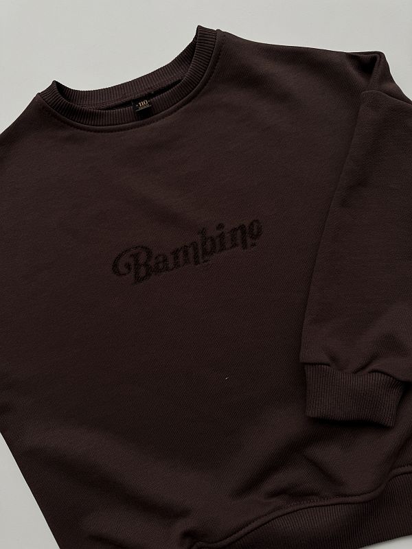 Bluza czekoladowa bambino rozmiar 110