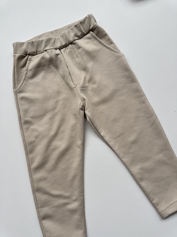 Spodnie dresowe beżowe rozmiar 92