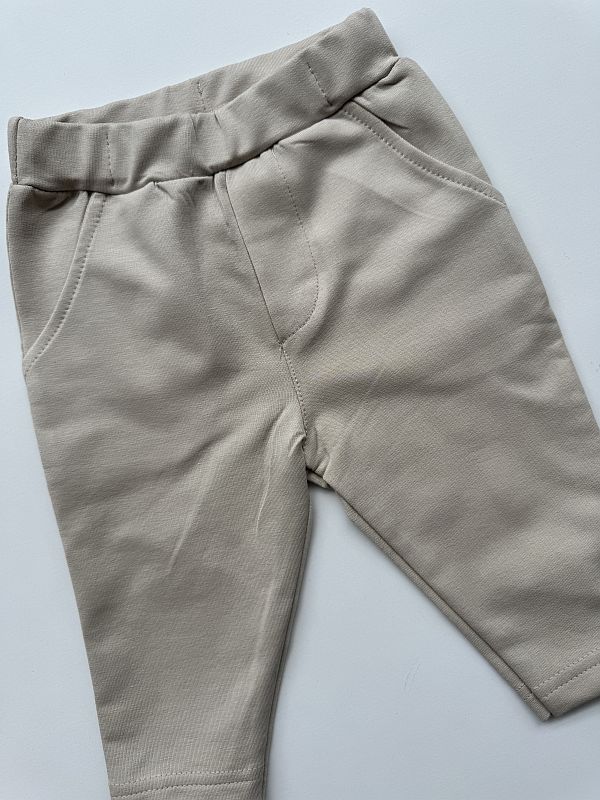 Spodnie dresowe beżowe rozmiar 80