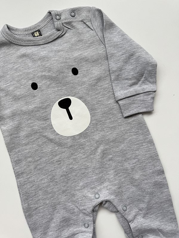 Pajac bez stópek szary buzia misia rozmiar 68