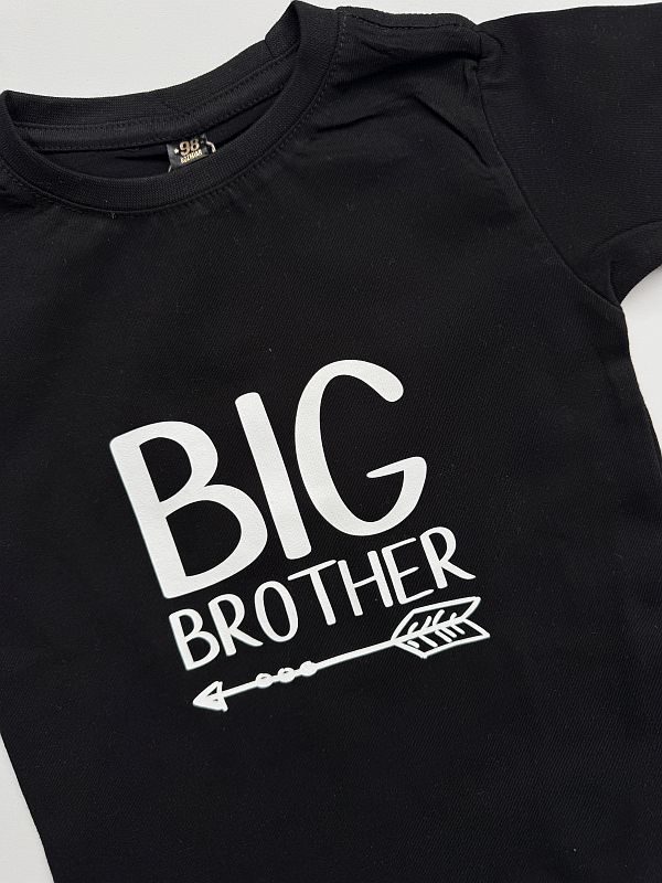 Koszulka czarna krótki rękaw big brother rozmiar 98