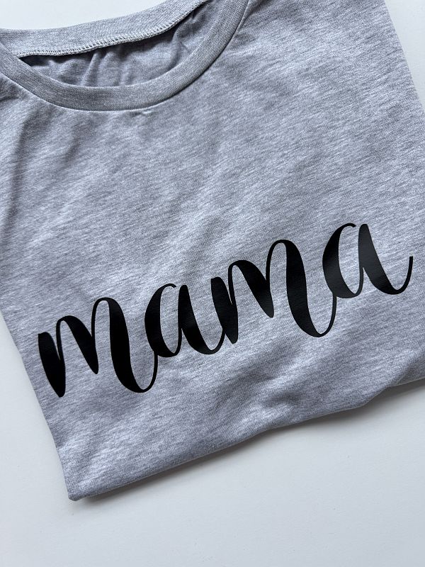 Koszulka damska szara mama rozmiar S/M