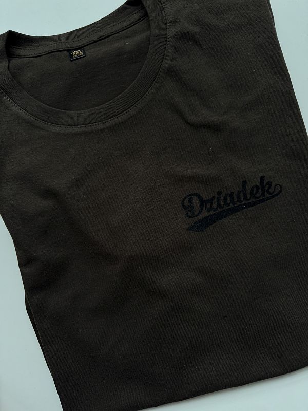 Koszulka męska brązowa dziadek rozmiar XXL