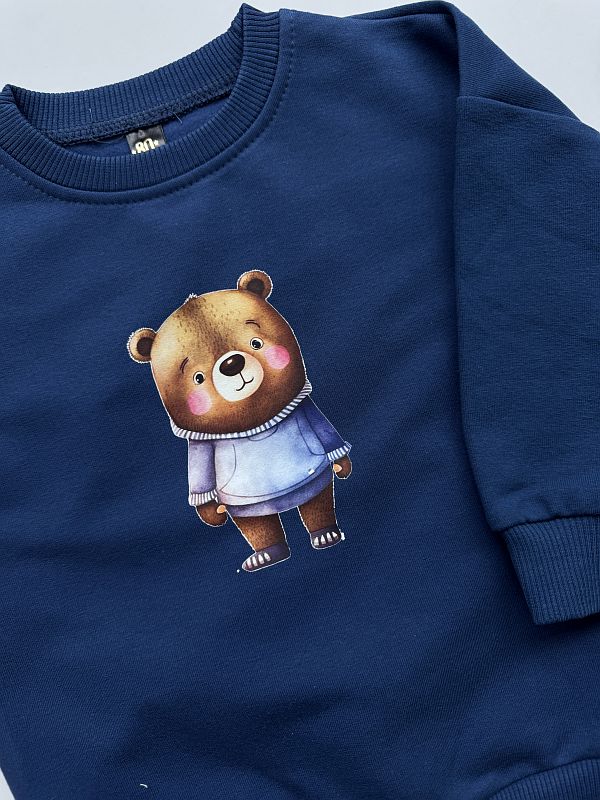 Bluza niebieska misio rozmiar 80