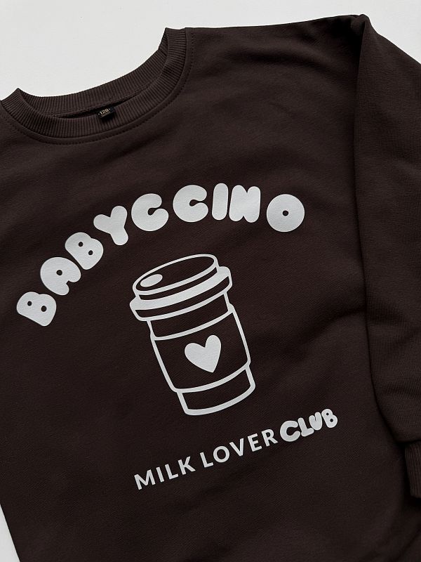 Bluza czekoladowa babyccino rozmiar 128
