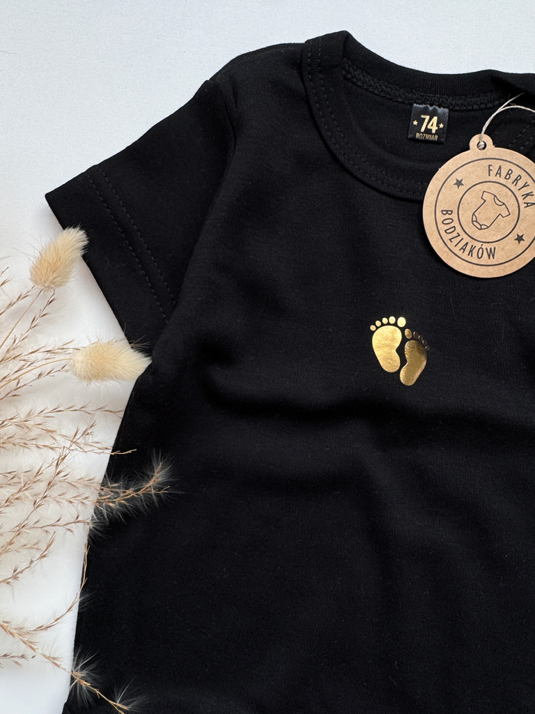 Body niemowlęce złote stópki