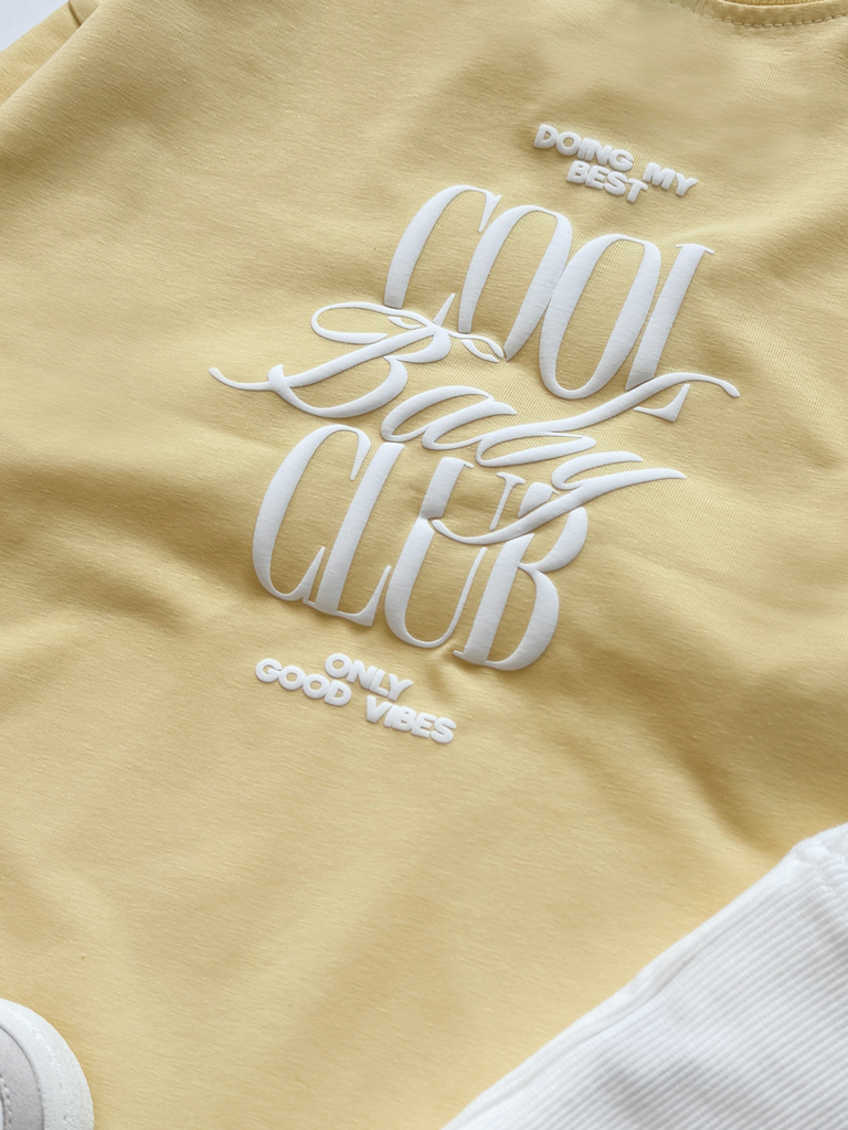 Koszulka dziecięca z nadrukiem cool baby club