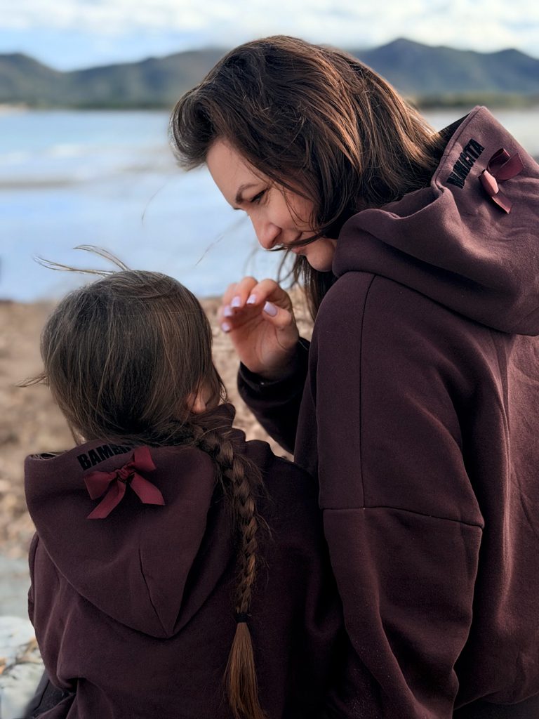 Komplet bluz z kokardkami mamacita bambino