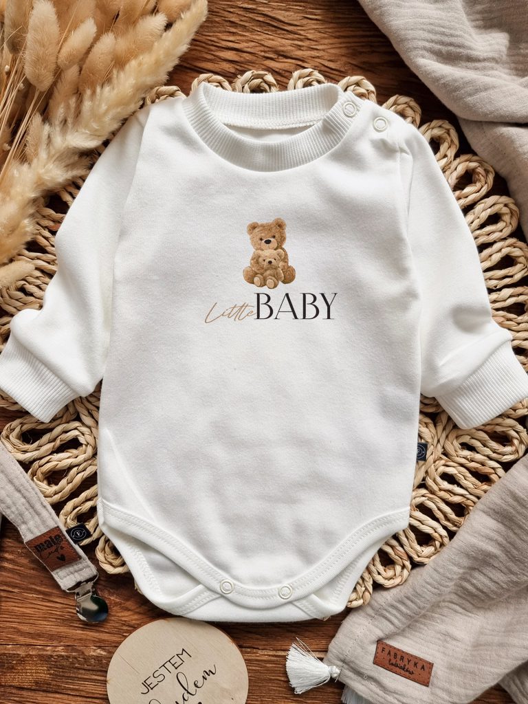 Body niemowlęce z misiami Little Baby