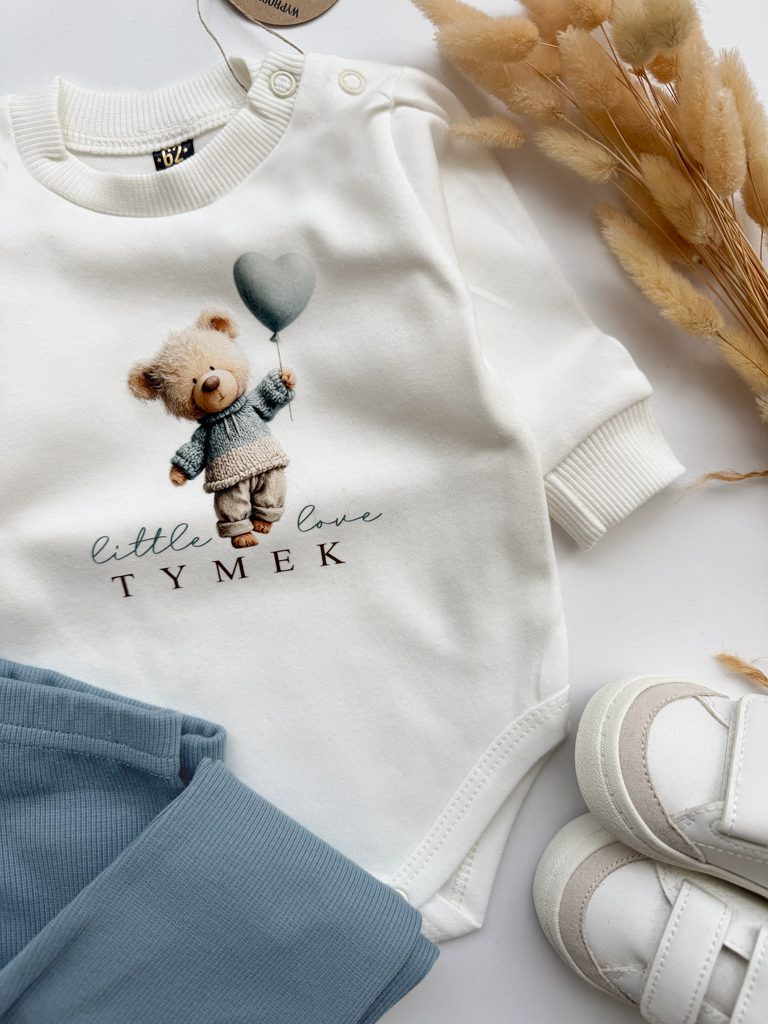 Body niemowlęce misio z balonikiem little love