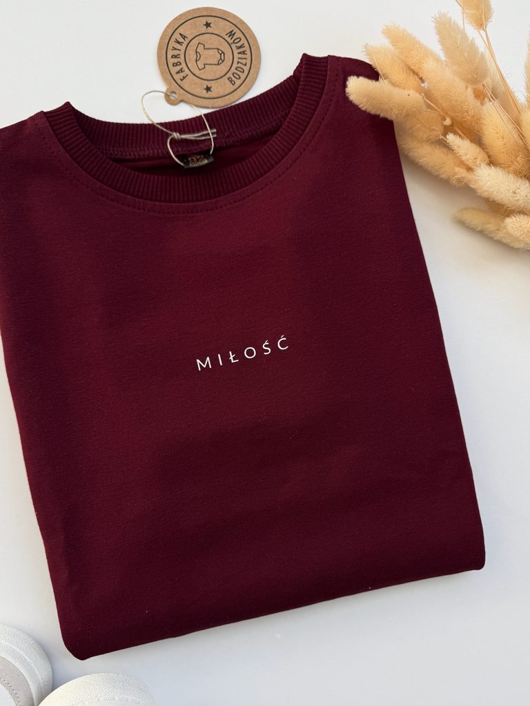 Koszulka dziecięca z nadrukiem miłość