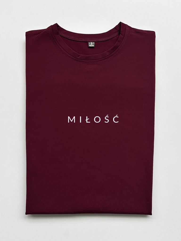 Koszulka męska z nadrukiem miłość