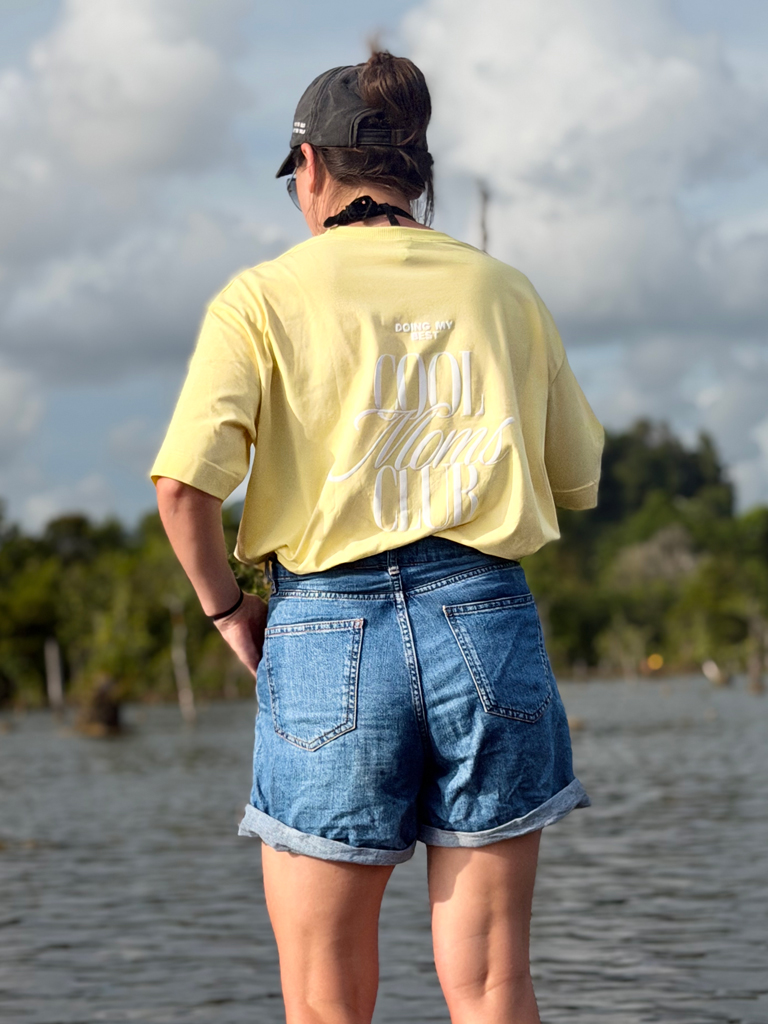 Koszulka damska z nadrukiem cool moms club