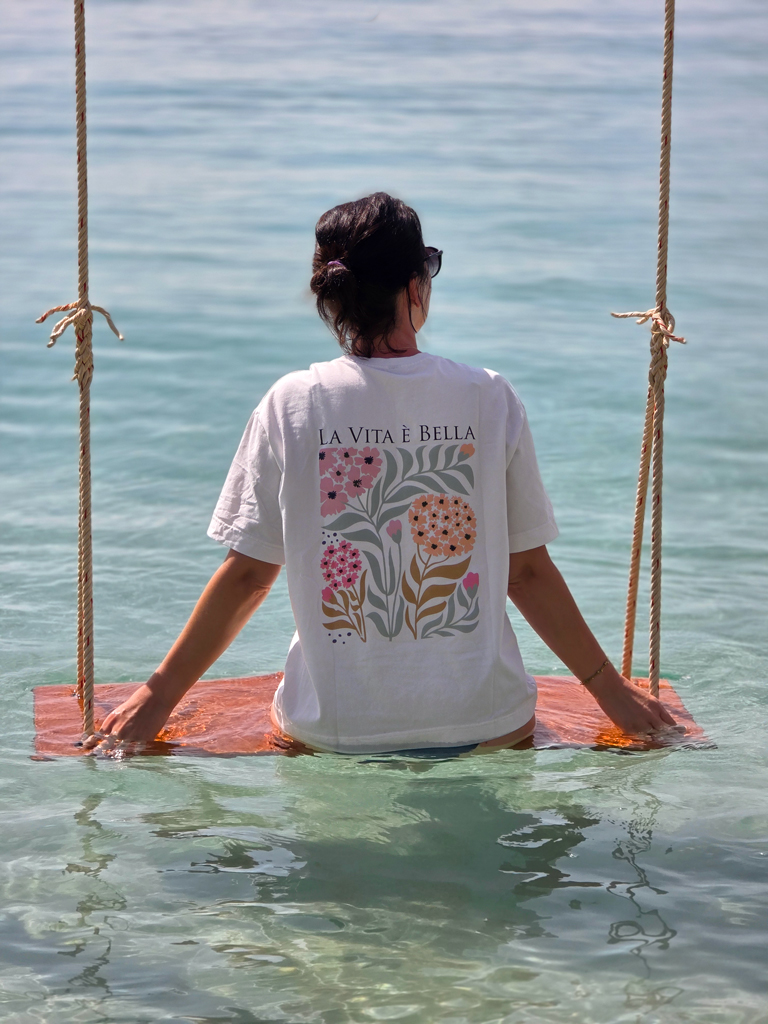 Koszulka damska z nadrukiem La Vita è Bella