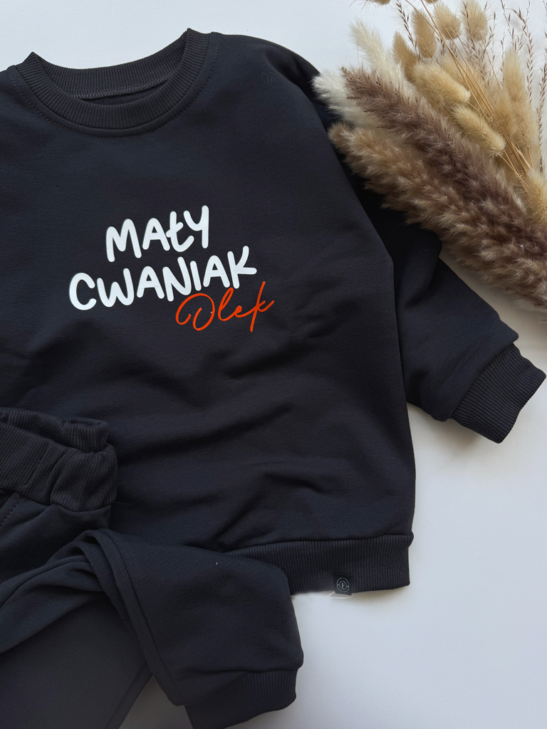 Komplet dla dziecka mały cwaniak (bluza + spodnie)